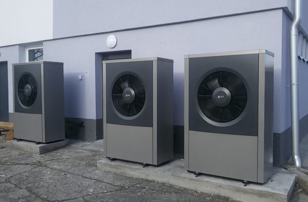 Dodávka a montáž tepelných čerpadel 3x IVT AIR X 17Kw