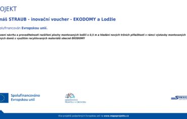 PROJEKT Inovační voucher – EKODOMY a Lodžie