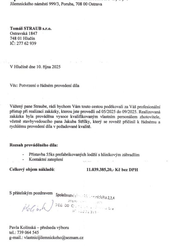 BD Jilemnického náměstí 2,3,4 Ostrava - Poruba