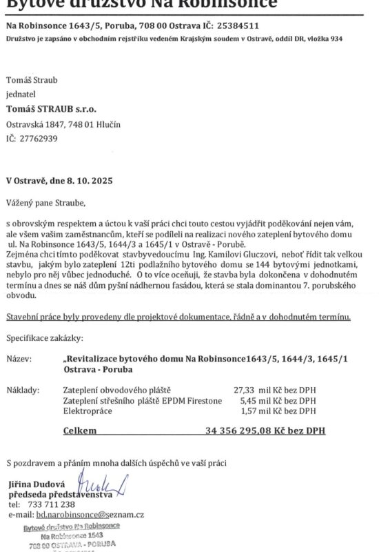 BD Na Robinsonce 1643/5 Ostrava - Poruba